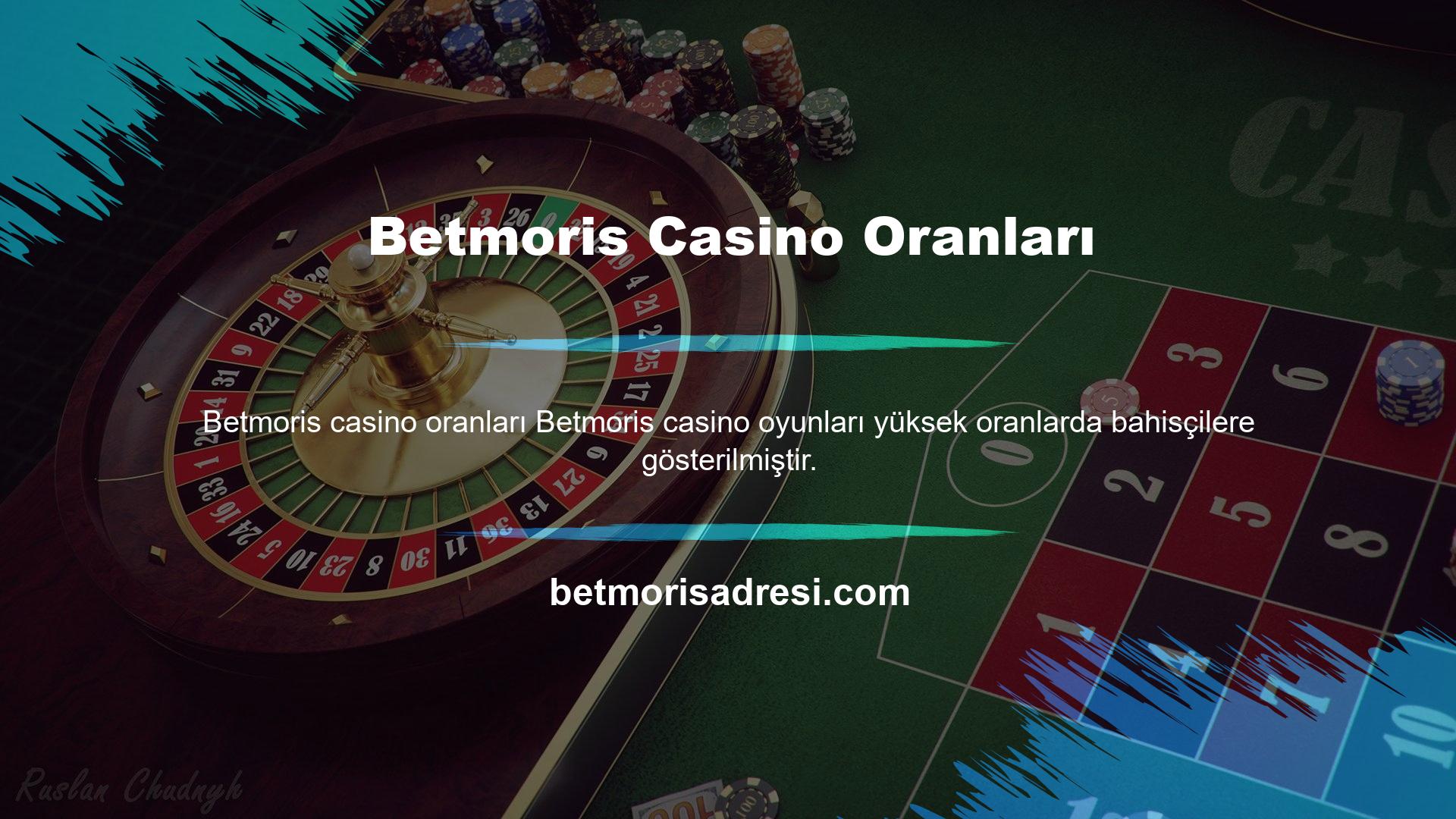 Site, bu nedenle Betmoris bahisçileri arasında popülerdir